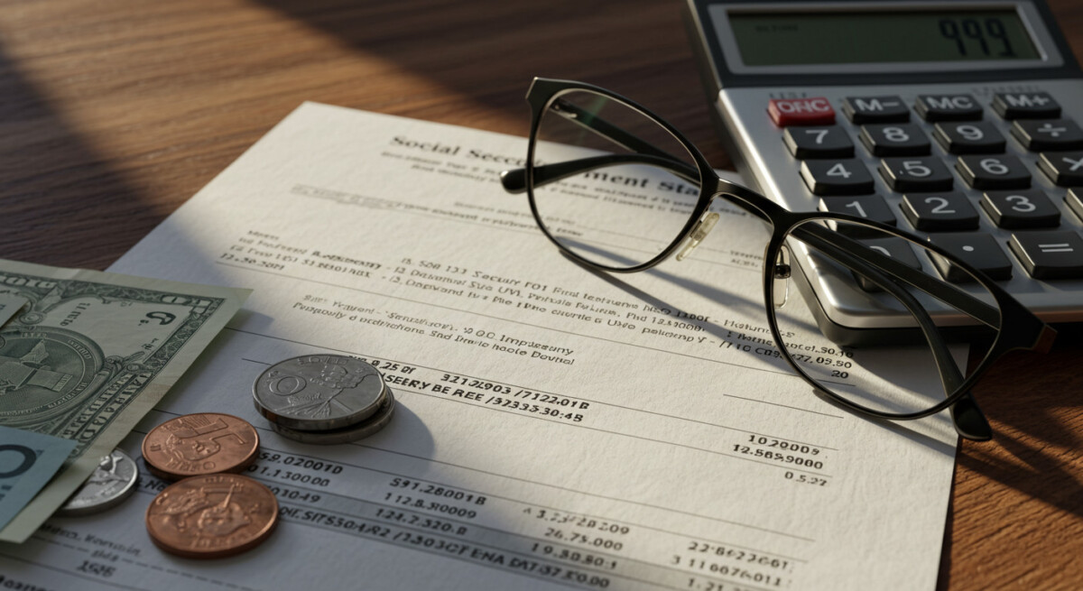 Illustration showing how to check and fix errors in social security earnings record